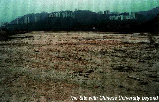 The Site with Chinese University beyond