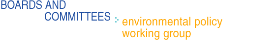 Environmental Policy Working Group