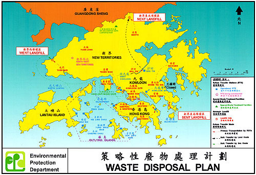 Map of Waste Disposal Plan
