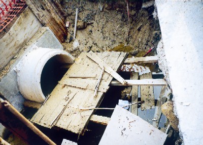 Sewer construction