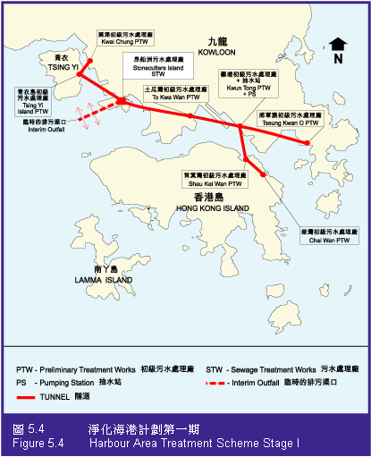 Figure 5.4 Harbour Area Treatment Scheme Stage 1