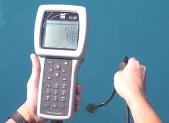 Some physical parameters were measured on site with portable analyzer