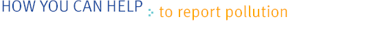 To Report Pollution - Spotter Training