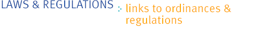 Links to Environmental Ordinances