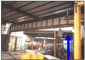 Acoustic shield for stationary plant