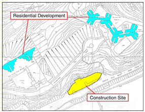 Map of Installation of Submarine Water Main at Sham Tseng