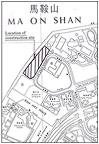 Location plan of the construction site 