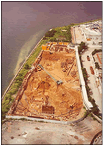 A construction site in Ma On Shan with discharge of muddy effluent to Tolo Harbour found on 26 June 2000 