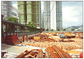 Sedimentation tank installed for treatment of wastewater 