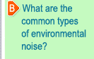 What are the common types of environmental noise?