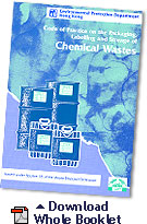 Image of Code of Practice on the Packaging, Labelling and Storage of Chemical Wastes Download Whole Booklet
