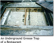 Photo of An Underground Grease Trap of a Restaurant