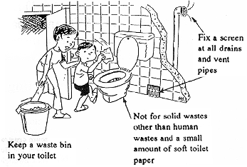 Keep a waste bin in your toilet