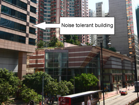 相片 -能耐噪音的樓宇／停車場