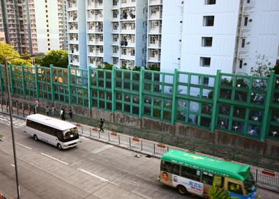 photo of vertical barrier