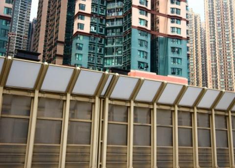 photo of vertical barrier