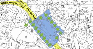 跨越式平台遮盖行车道