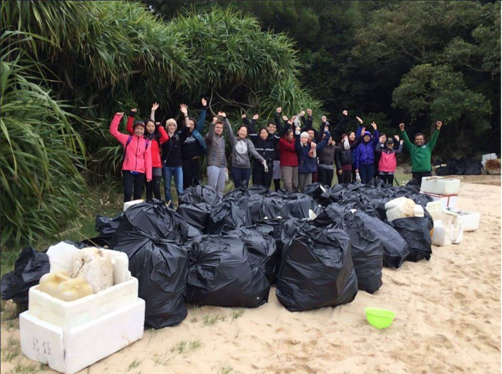 小鴉洲清潔活動