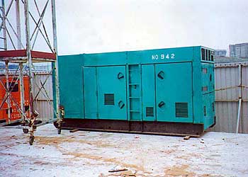 Generator, super silenced, 70dB(A) at 7m