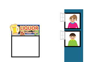 避免於處所外裝置揚聲器或電視機，或把播放音樂或聲音的揚聲器或電視機放置在朝向處所的窗戶和門的地方