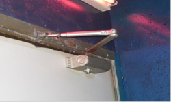 Using door self-closer to ensure the door to be kept closing all the time