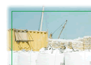 Proper storage of raw materials in packed form and on pallets