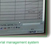 Computerized raw material management system