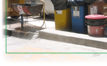 Recycle bins for on-site sorting