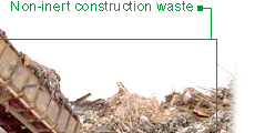 Non-inert Construction Waste