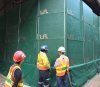 (Wilson Acoustic) Construction noise barrier at construction site