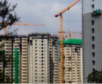 采用预制组件取代现场施工