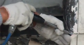小型气枪可用於拆除瓷砖