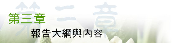 第三章 報告大綱及內容