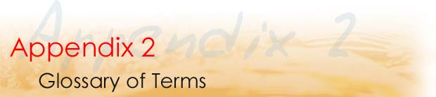 Appendix 2 Glossary of Terms