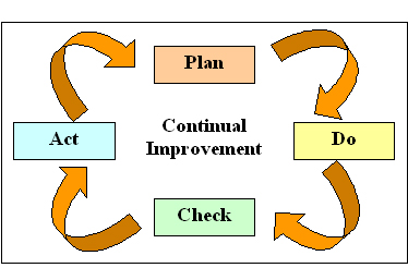 Figure 1. "Plan, Do, Check, Act" model