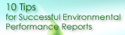 10 Tips for Successful Environmental Performance Reports