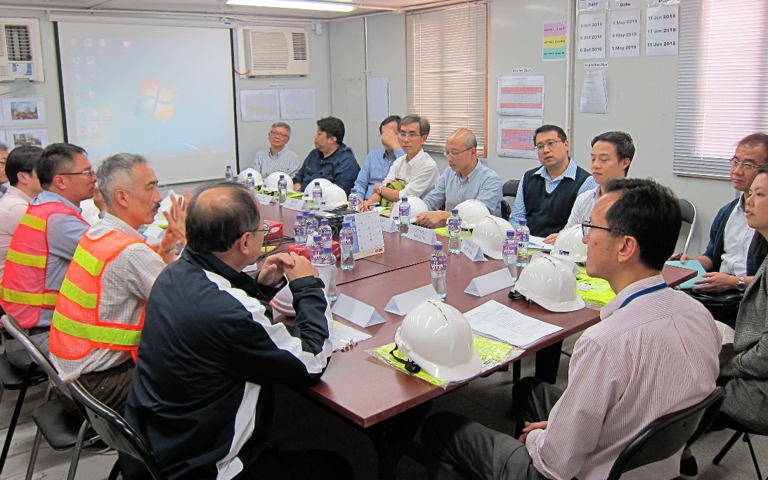 Snapshots of the technical exchange visit.