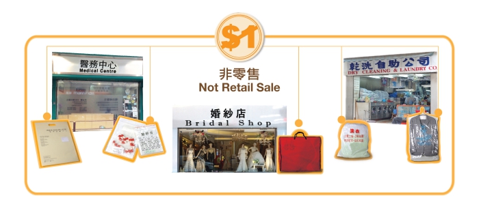 Bag forming part of the services