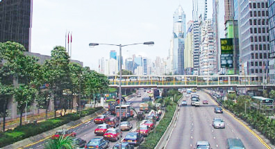 Measures to reduce motor vehicle emissions have resulted in marked improvement in street level air quality.