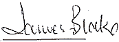 Signature of James Blake