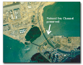 Image of Natural Sea Channel Preserved