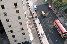Embankment Road in Mong Kok is one of the roads on trial with low-noise surfaces.