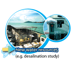 New water resources (e.g. desalination study)