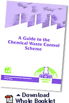 Image of A Guide to the Chemical Waste Control Scheme Dowload Whole Booklet