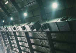 Image of Exhaust emission from RCVs accumulated in the tipping hall is extracted by the ventilation duct located at the top of tipping hall, and treated by the Air Scrubbing System.