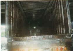 Image of The interior surface of waste container will be cleaned periodically.