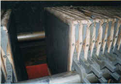 Image of The sludge from waste water treatment is dewatered by a filter press after conditioned in the sludge tank.