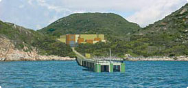 An artist's impression of the special facility for low-level radioactive waste.