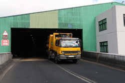 Image of After dumping the waste, the vehicle will leave the Tipping Hall and move to the outbound weighbridge.