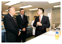 Visit by Mr CH Tung Chief Executive in 1997